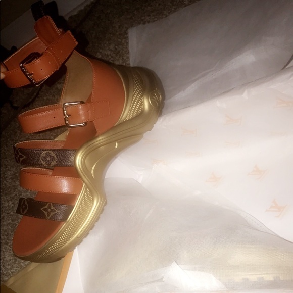 Louis Vuitton Authenticated LV Archlight Sandal